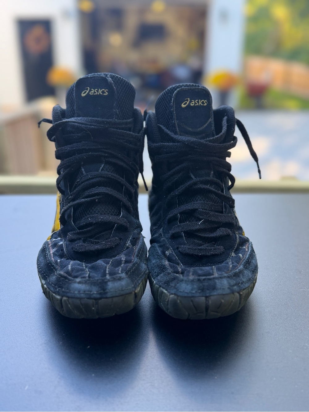 ASICS Gold Rulons Wrestling Shoes LIMITED EDITION